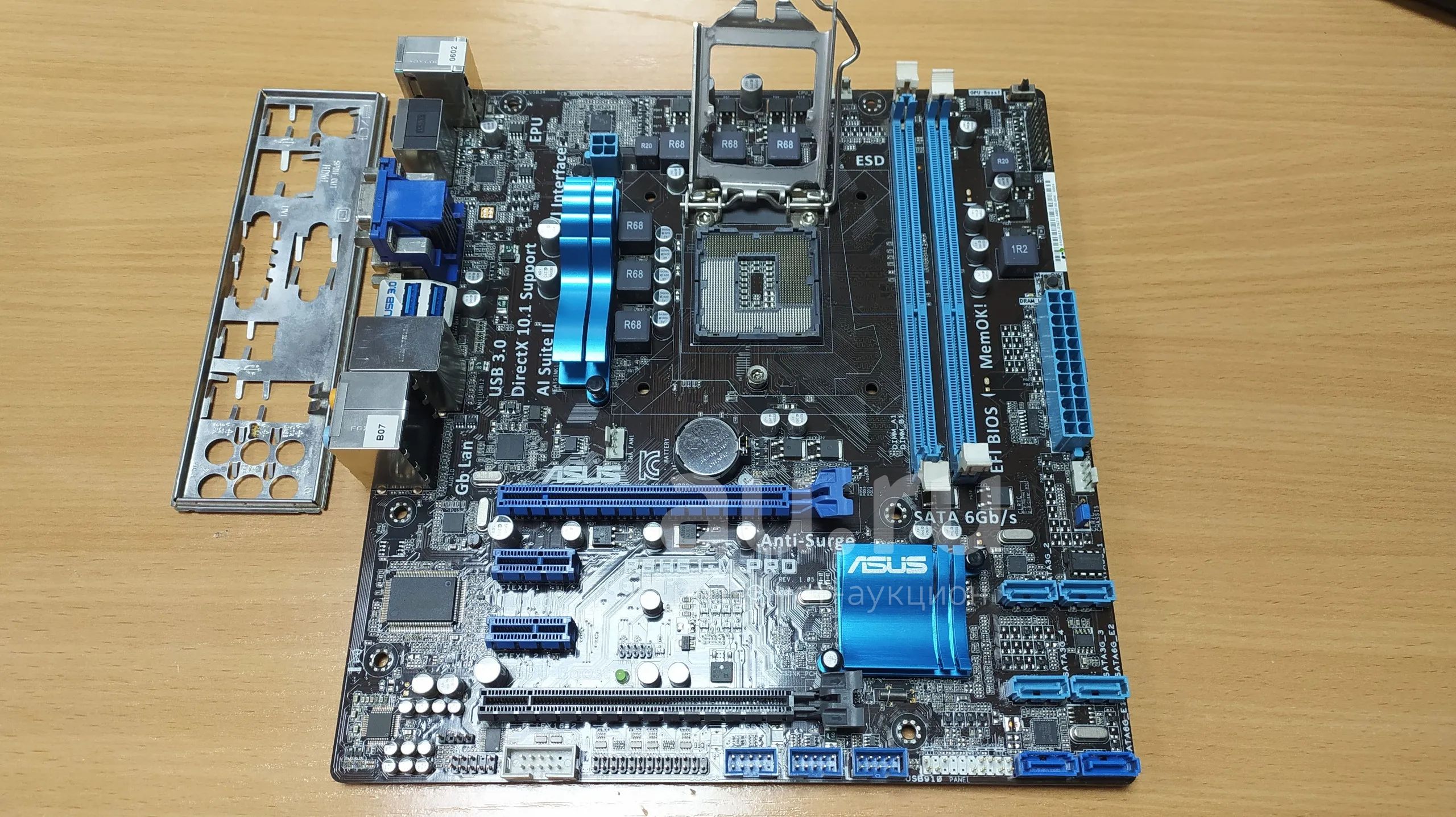 Материнская плата 1155 P8H61-M PRO ASUS (mATX, USB 3.0, DDR3, Sata 3.0 ...