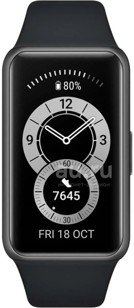 Фитнес-браслет Huawei Band 6 Графитовый чёрный Оф. гарантия (EAC ...