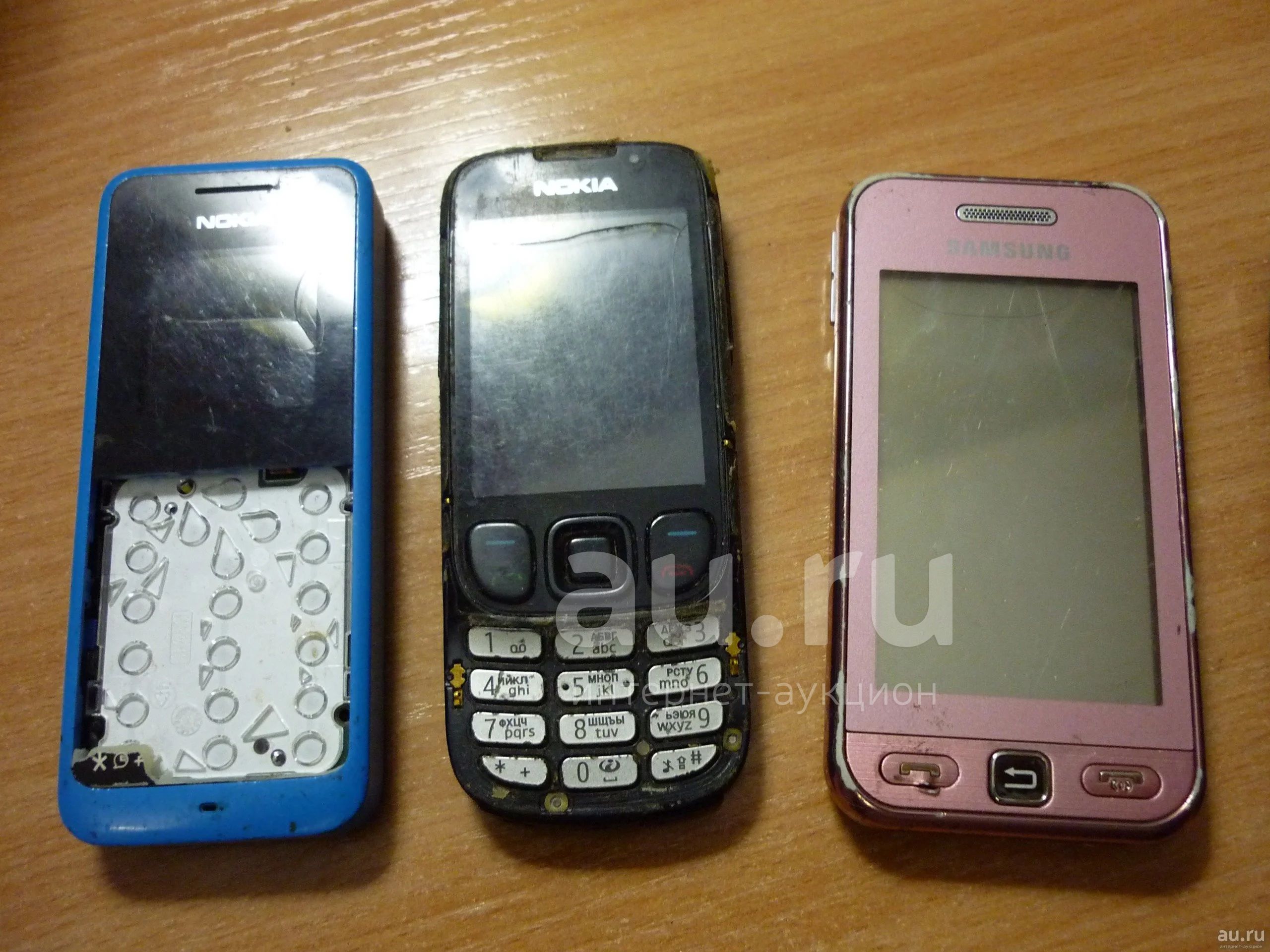 Телефоны Nokia, Samsung, старые на запчасти — купить в Красноярске.  Состояние: Неисправно. Кнопочные мобильные телефоны на интернет-аукционе  Au.ru