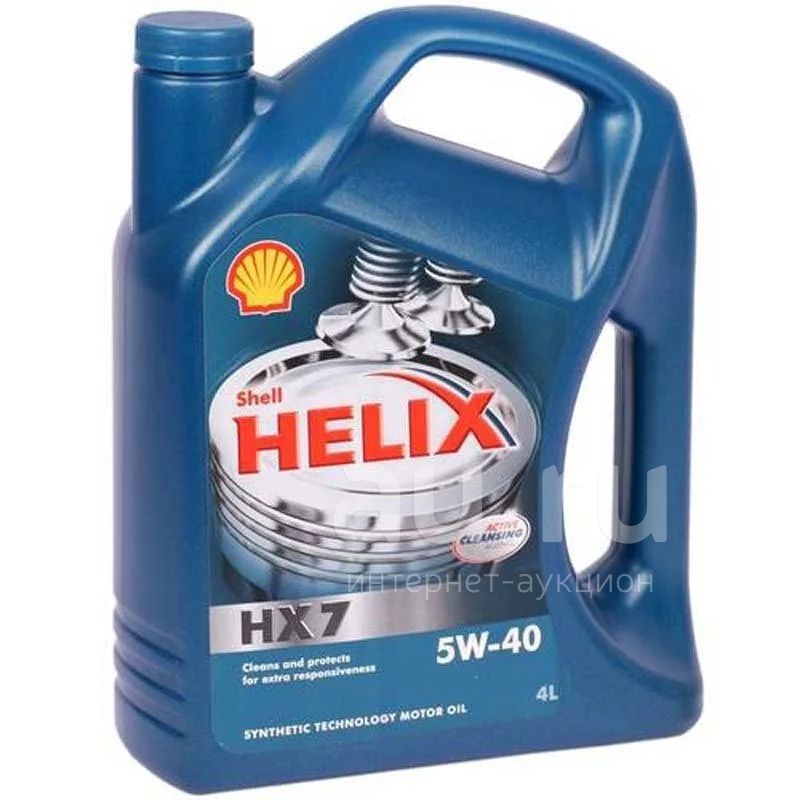 Shell Helix HX7 5W40 полусинтетика 4л — купить в Красноярске. Масла ...