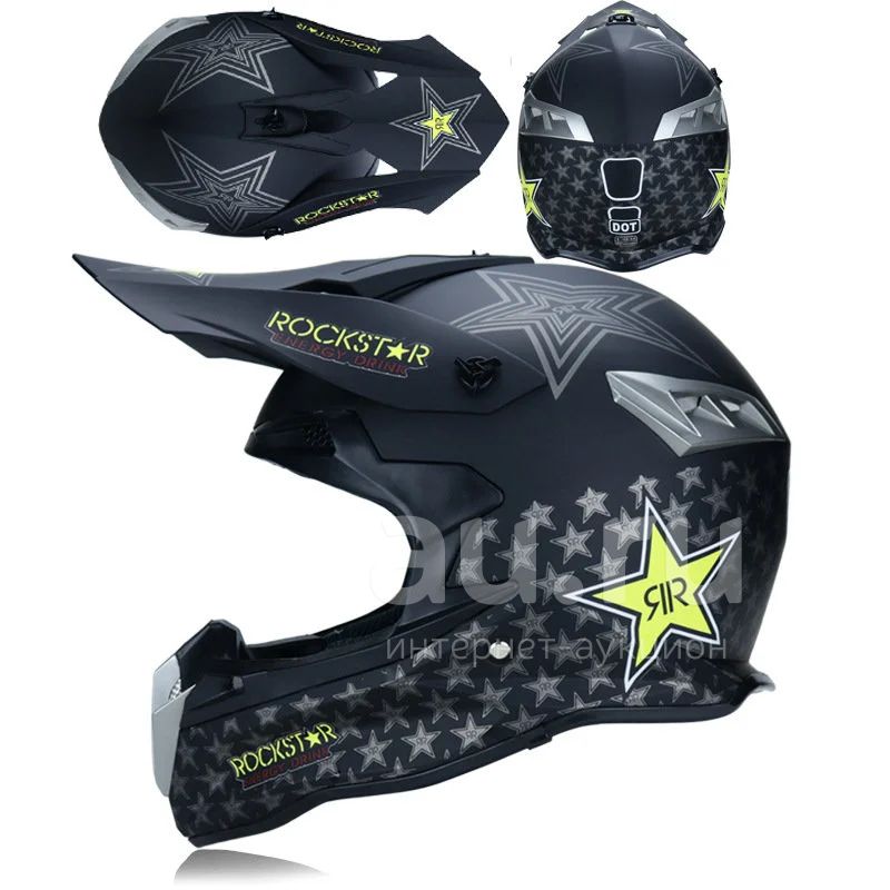 Dirt bike helmets rockstar 2025