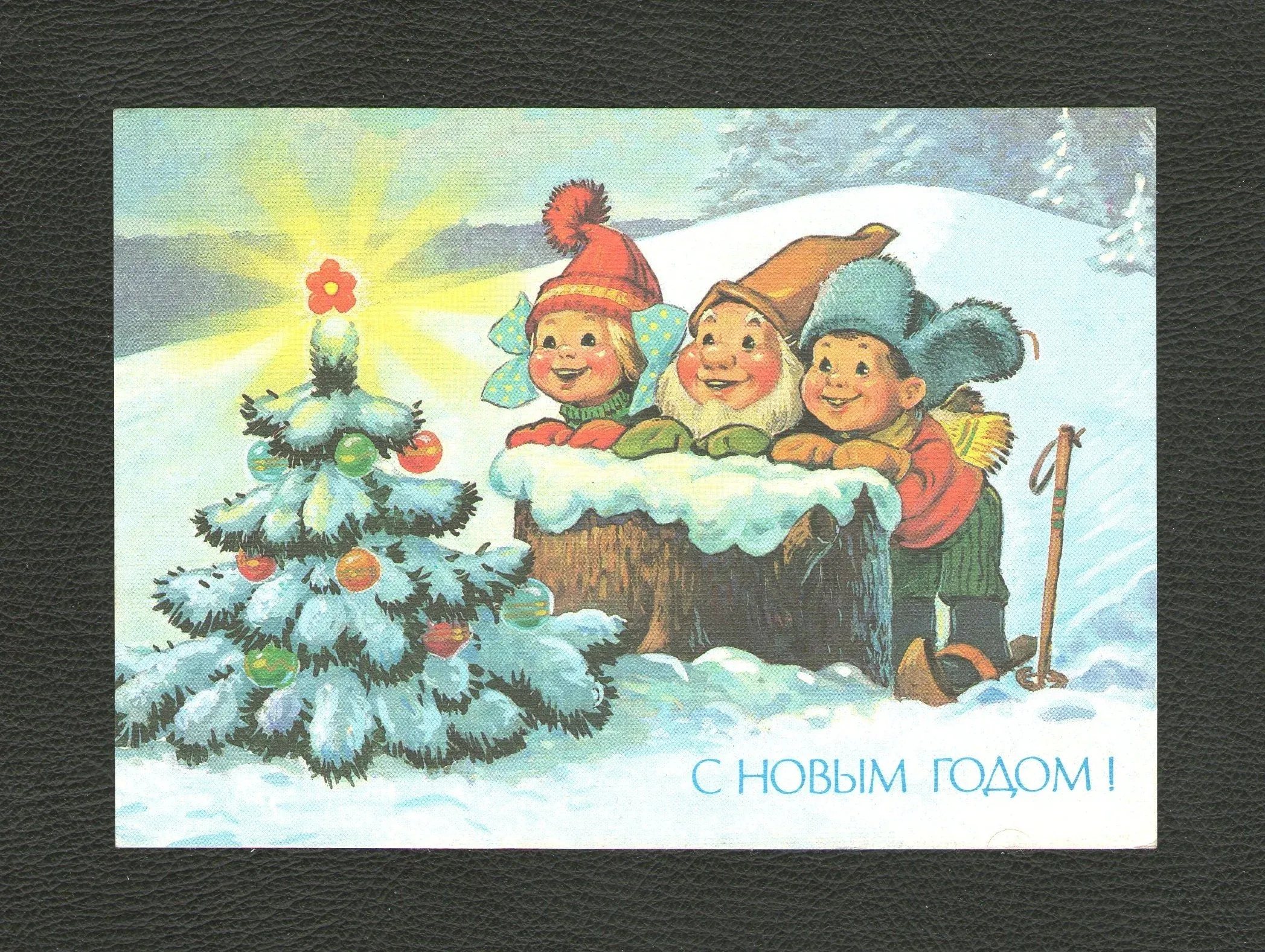 Новогодние открытки Исакова