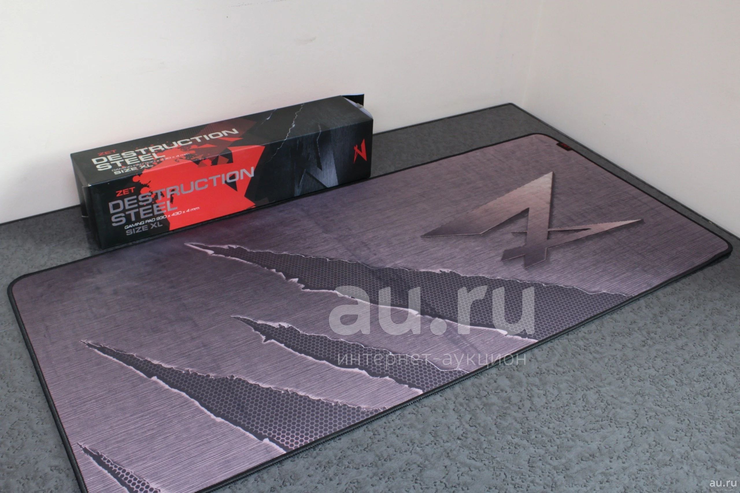 Коврик ZET GM-XL Destruction Steel Официальная гарантия! бесплатная ...