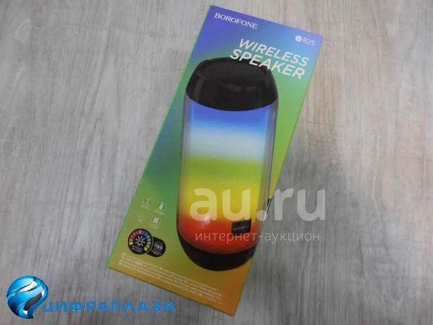 Портативная колонка Borofone BR25 (Bluetooth/USB/TF/5Вт) светящаяся ...