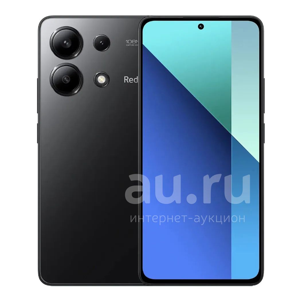 Смартфон Xiaomi Redmi Note 13 8/256 Гб (Черный) | В наличии, Гарантия —  купить в Красноярске. Состояние: Новое. Смартфоны на интернет-аукционе Au.ru
