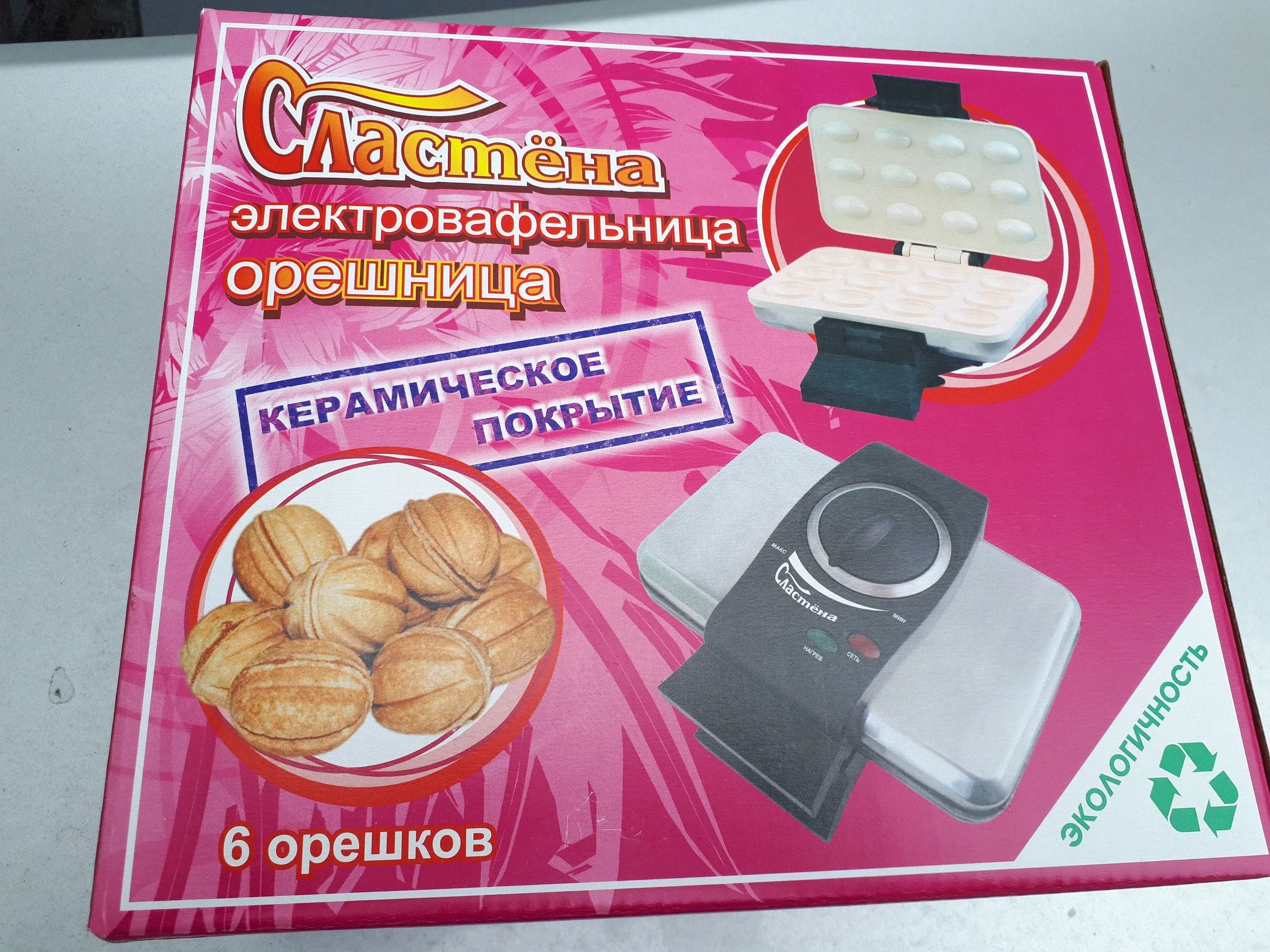 Орешница тефлоновая форма