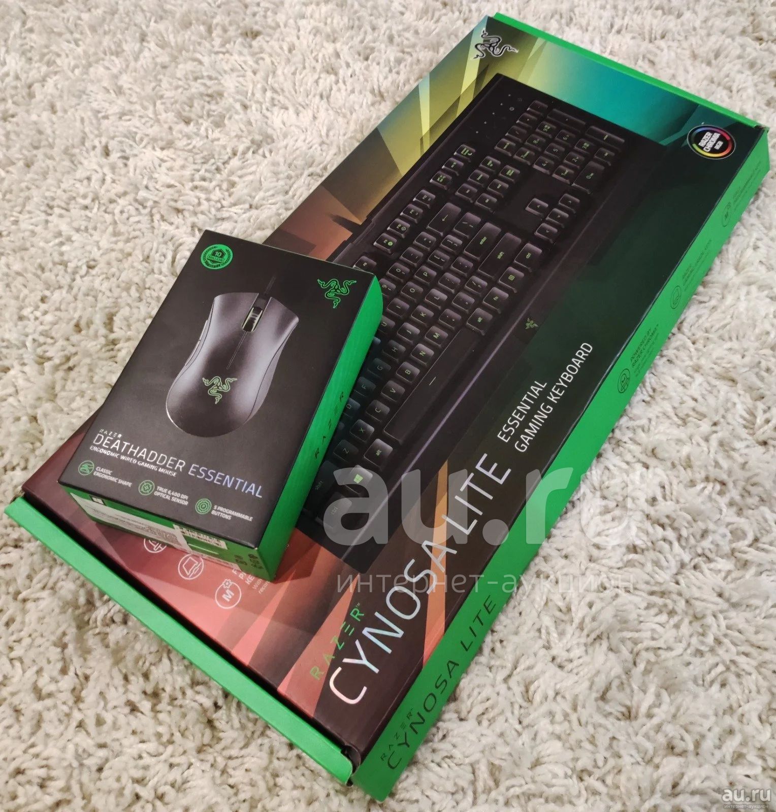 Новый игровой комплект Клавиатура Razer Cynosa Lite RGB подсветка ...