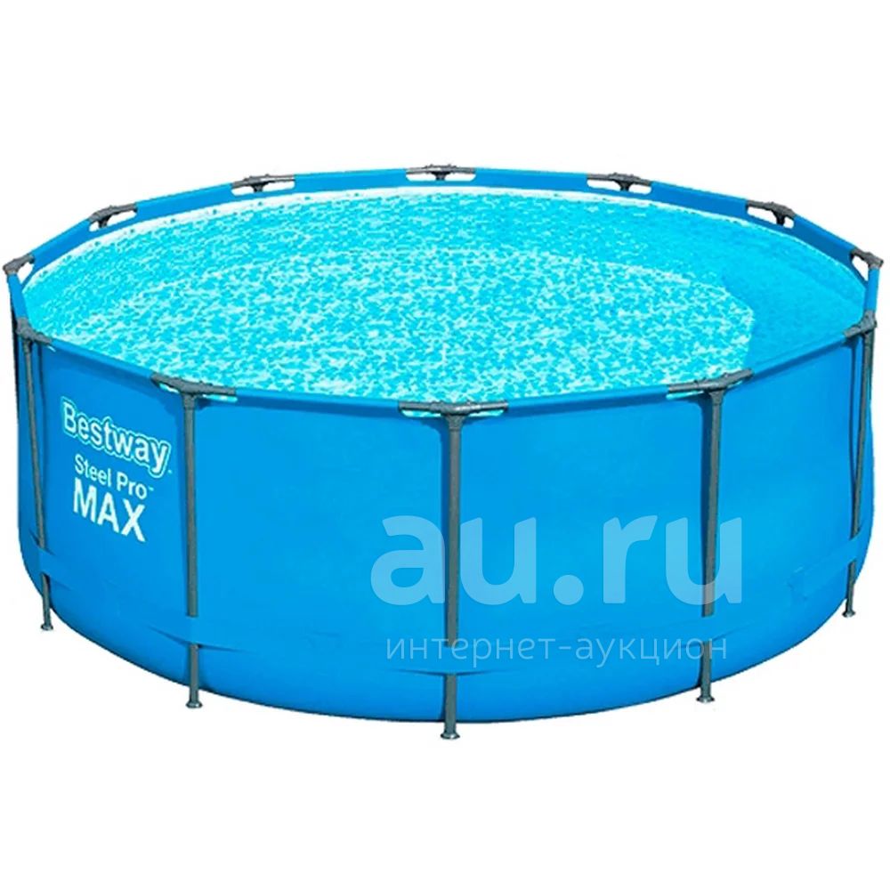 Бассейн каркасный BESTWAY Steel Pro MAX круглый 366х133см (лестн., филь ...