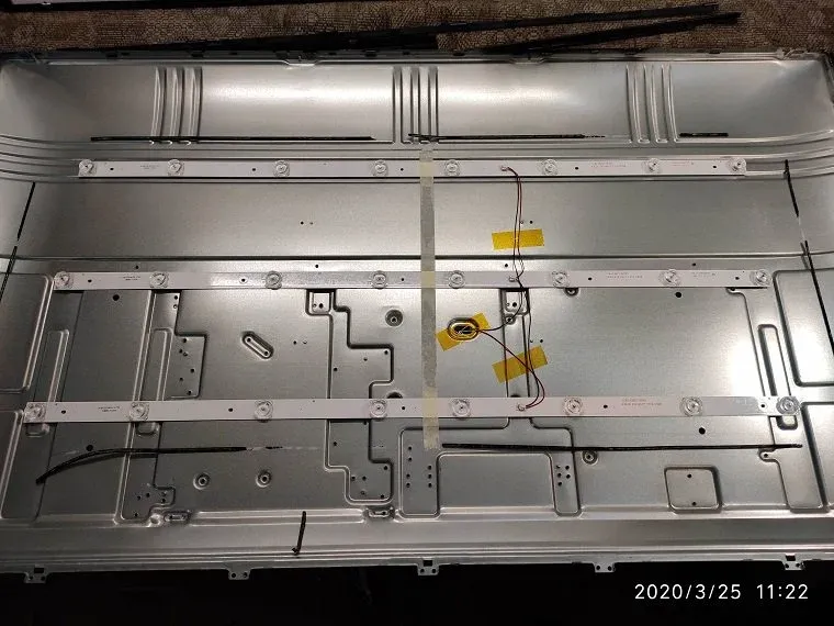 CC02430D738V04 43E20 3X8 8S1P 1410 OD20 panel HV430FHB-N10 tv Leben LE ...