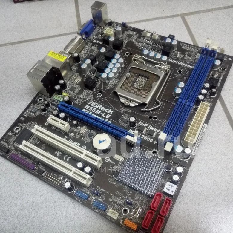 asrock h55m le — купить в Красноярске. Состояние: Неисправно ...