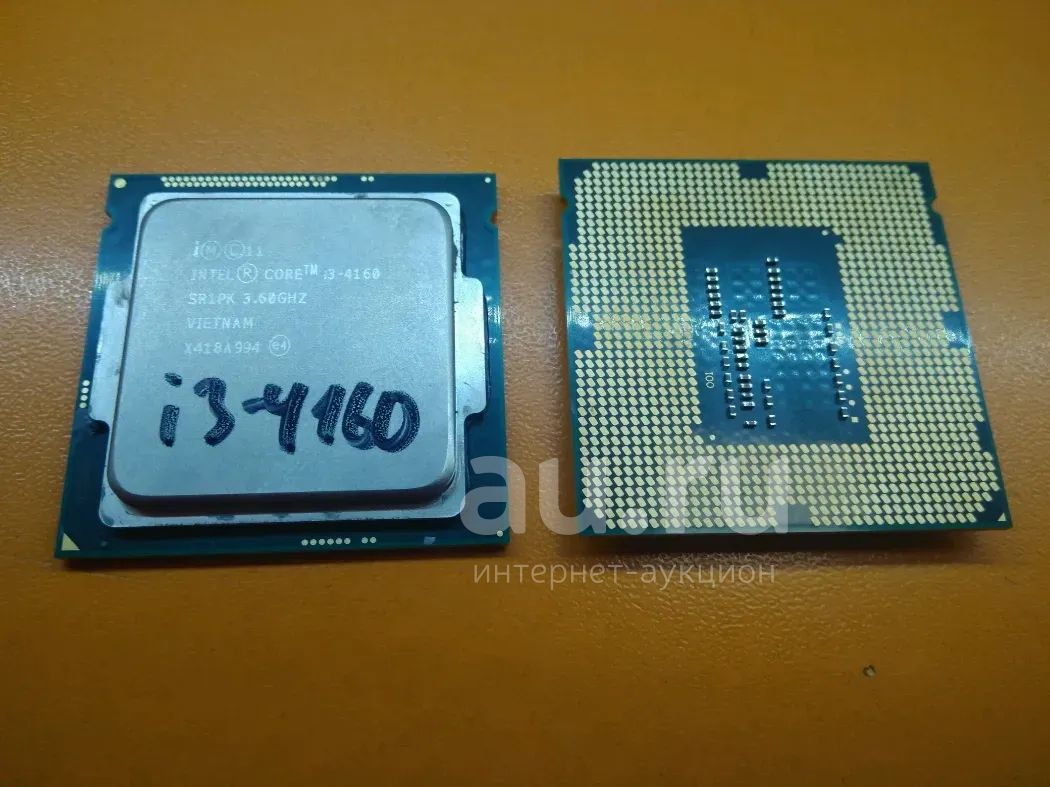 Б\У процессор для компьютера SR1PK Intel Core i3-4160 2 ядра, 3,6GHz ...