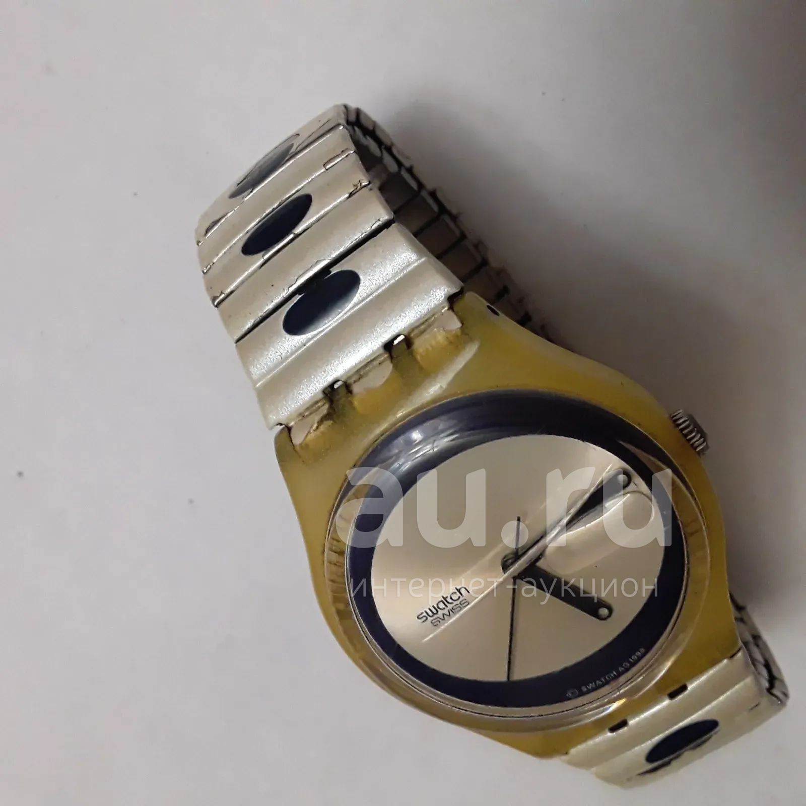 швейцарские женские детские часы swatch swiss исправны с пружинным ...