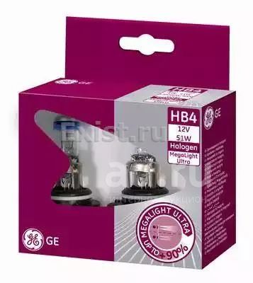 Лампа GE MegaLight Ultra +90% HB4 12V 51W цена за 2шт. — купить в ...