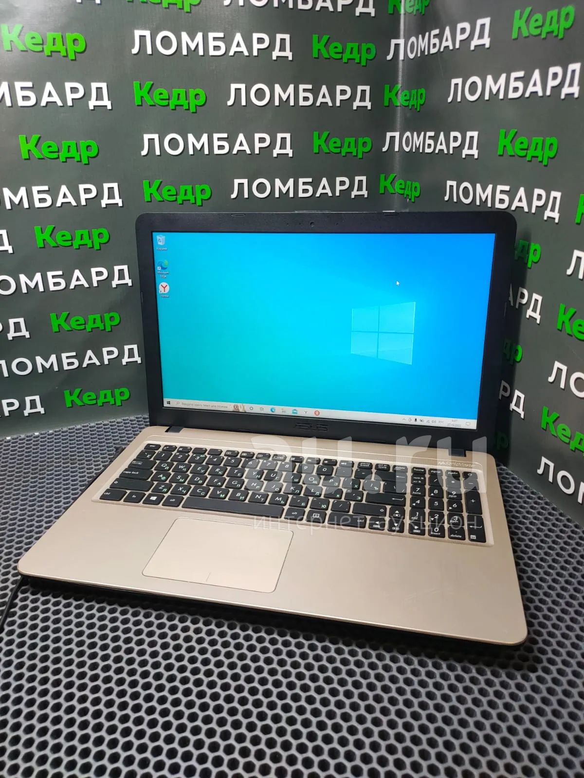 ноутбук asus celeron n3350, 2x.1.10Ghz, ssd 128gb, озу 4.00gb (v ...