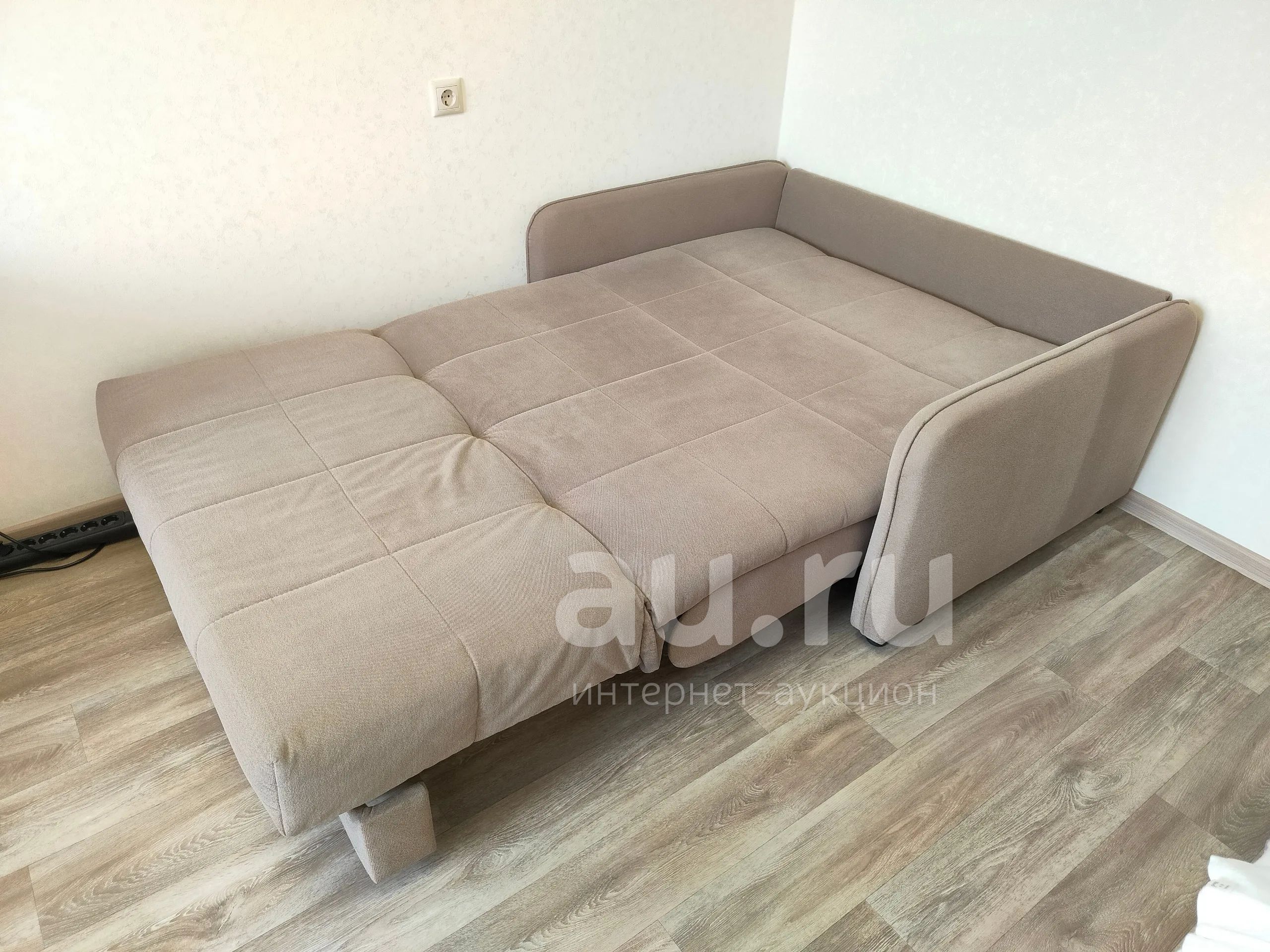 Диван кровать Аккордеон Велюр 125 см — купить в Красноярске. Состояние ...