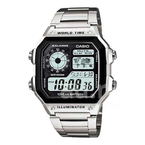 Мужские наручные электронные часы Casio AE-1200WHD-1A illuminator, недорого, оригинал. Официальная гарантия 2 года! Доставка. Под заказ — купить в Красноярске. Состояние: Новое. Оригинальные наручные часы на интернет-аукционе Au.ru