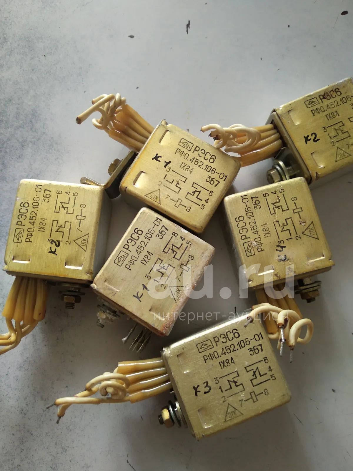 Реле РЭС-6 (РФО.452.106-01) — купить в Красноярске. Состояние: Б/у ...