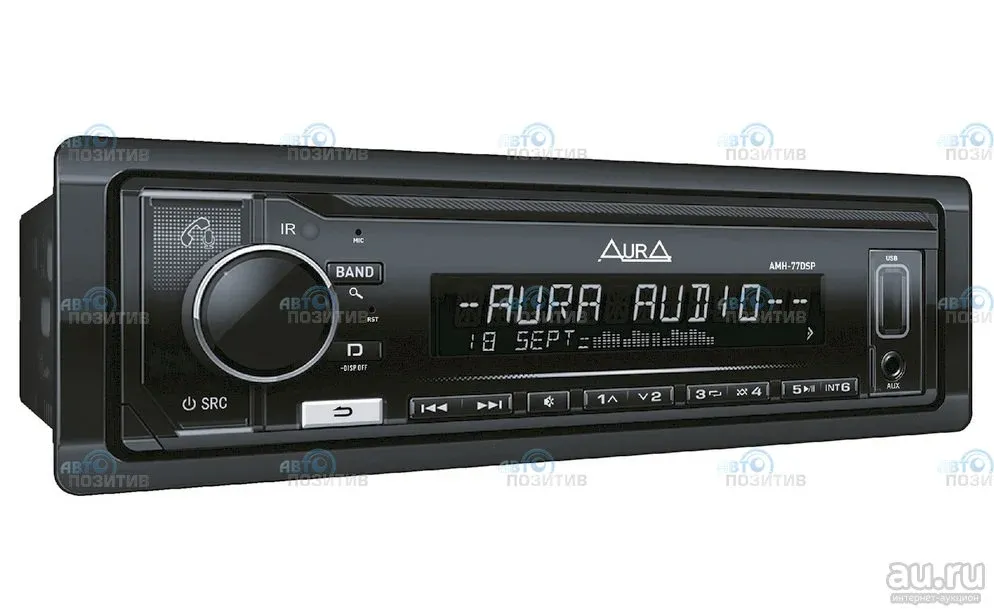Aura AMH-77DSP Black Edition - Bluetooth,USB ресивер с DSP, кроссовер 2 ...