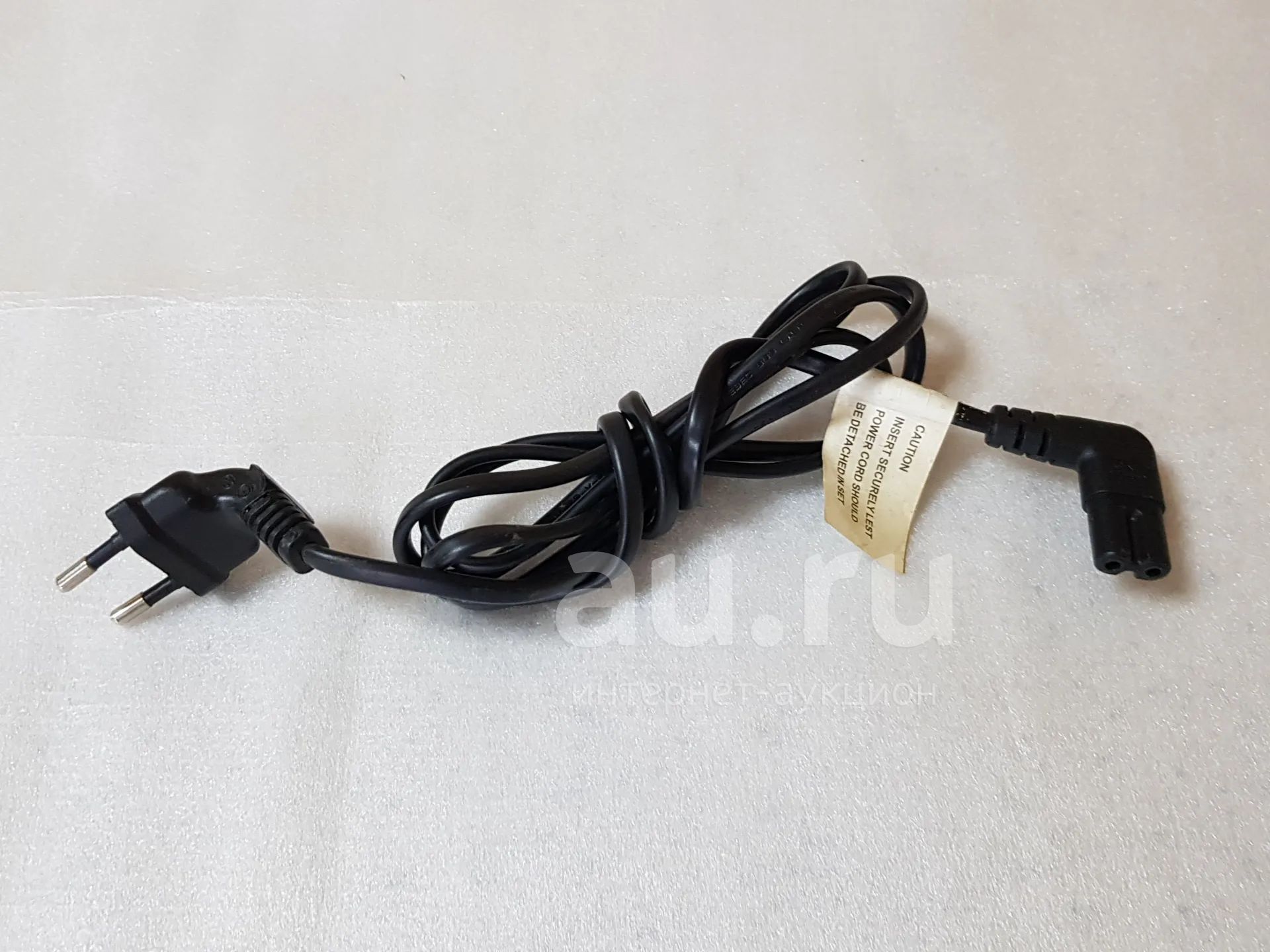 Сетевой шнур провод кабель питания 220v 2 pin для телевизора ноутбука ...