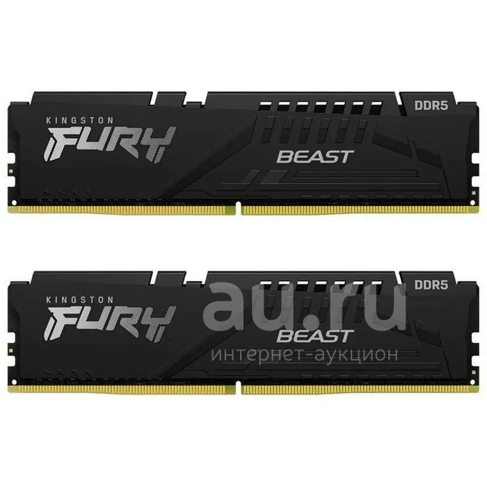 Оперативная память Kingston FURY Beast Black | 32 ГБ | DDR5, 16 ГБx2 шт ...