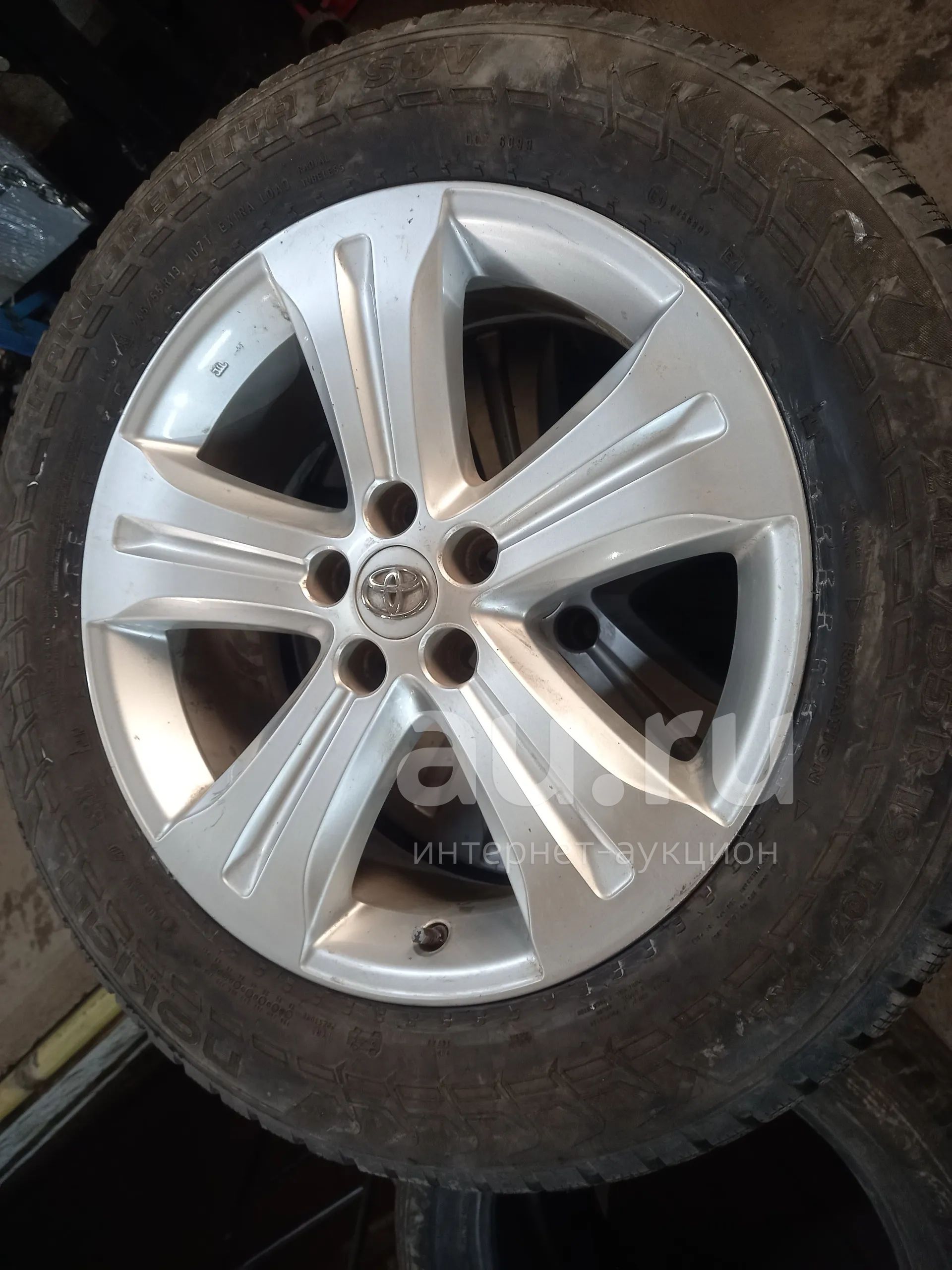 Литье оригинал Toyota r19 5x114.3 — купить в Красноярске. Состояние: Б ...