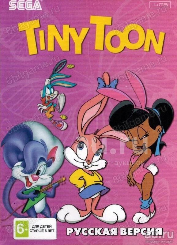 TINY TOON Картридж Sega + Обмен, Доставка, Сега, Кассета, Игра ...