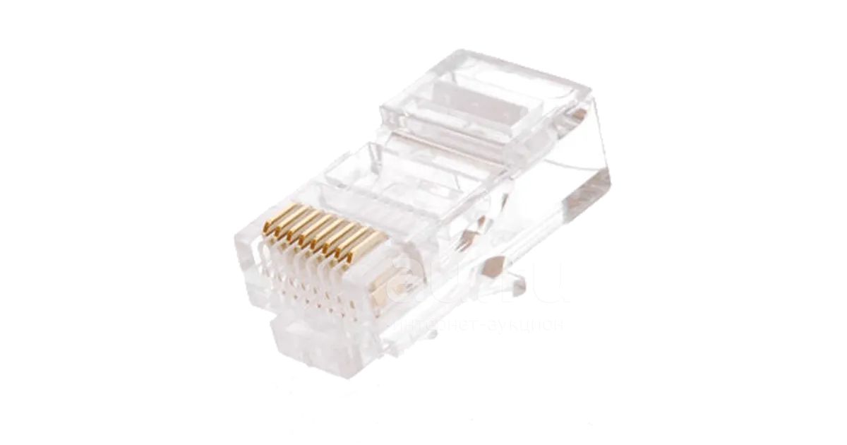 Коннектор Netlan RJ45/8P8C под витую пару, Кат.5e (упаковка 100 шт ...