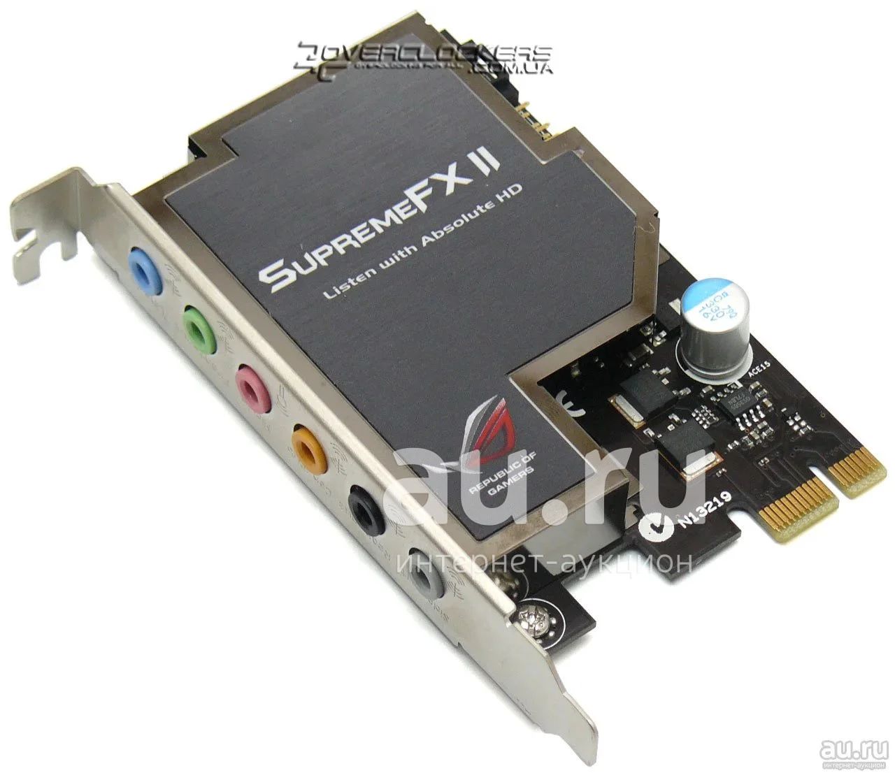 Внутренняя звуковая карта ASUS SupremeFX-II Listen with Absolute HD ...
