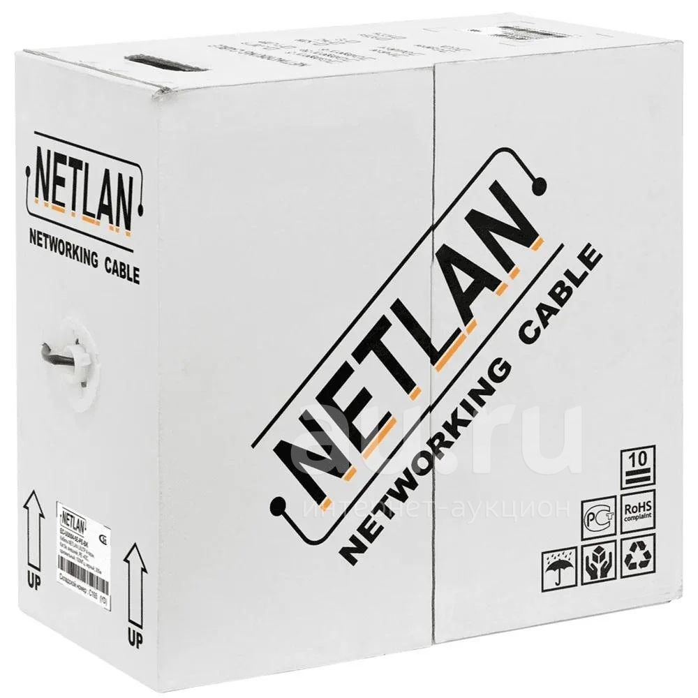 Продам кабель витая пара Cable UTP 305m Netlan UTP 4 пары, Cat.5e ...