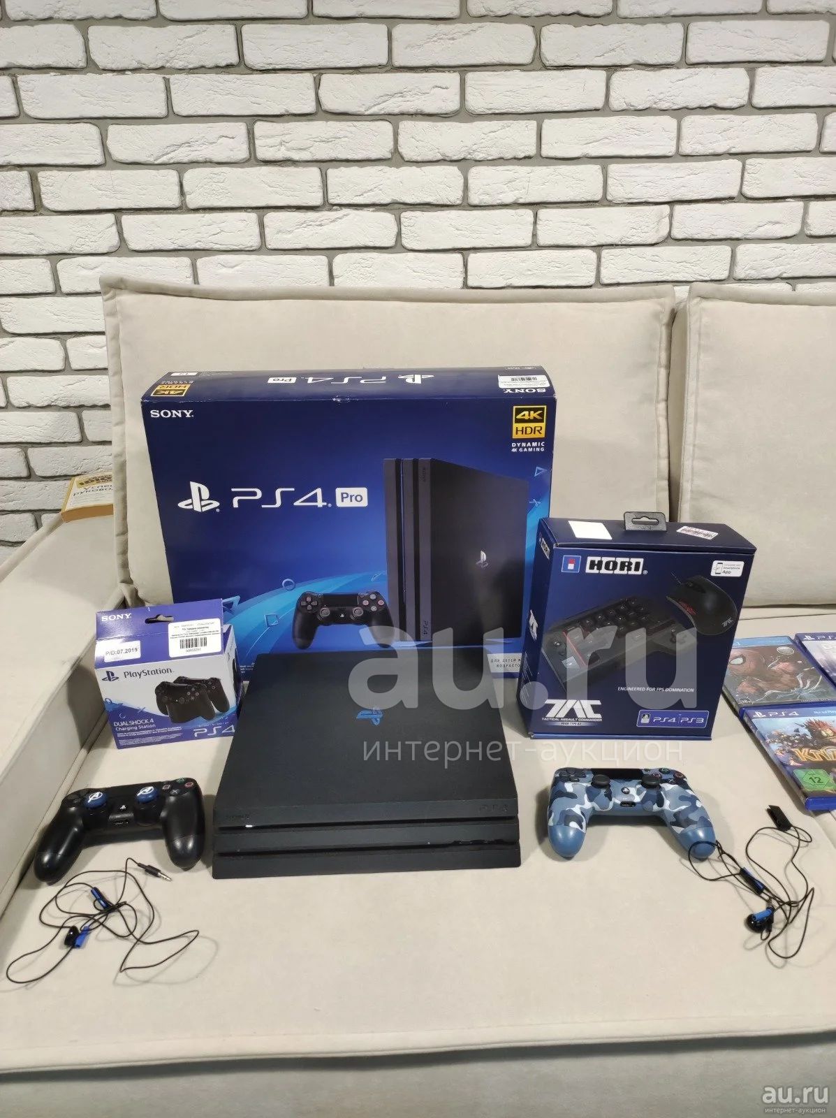 Sony Playstation 4 pro , ps4 полный комплект — купить в Красноярске ...