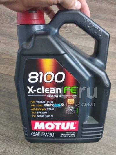 MOTUL 8100 X-Clean FE 5W30 100% Synth. 5л — купить в Красноярске. Масла ...