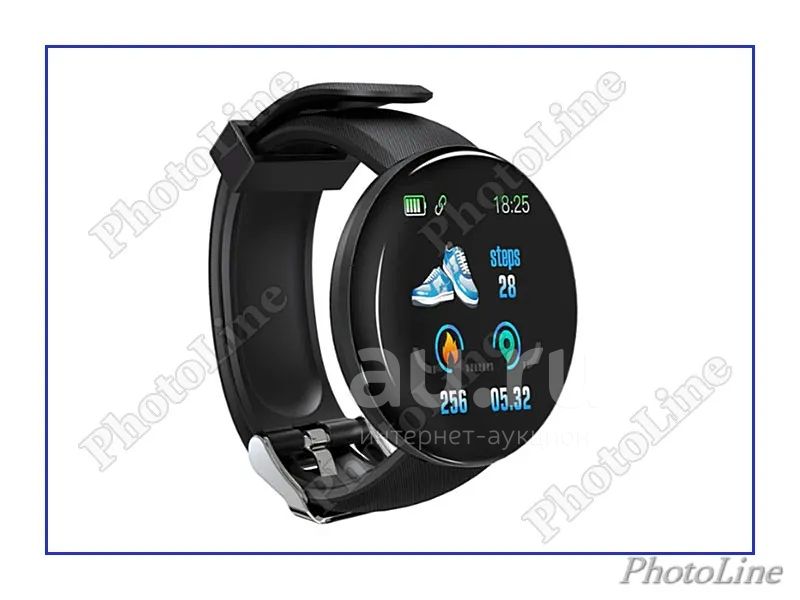 Смарт-часы D18 Bluetooth водонепроницаемые спортивные, браслет - New ...