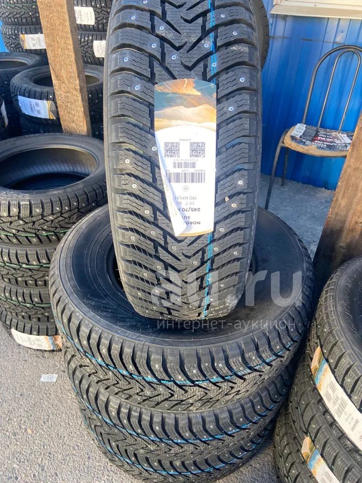 Зимняя резина 245/70 R-16 " Nokian Nordman 8 " шип НОВАЯ !!! 4 шт ...