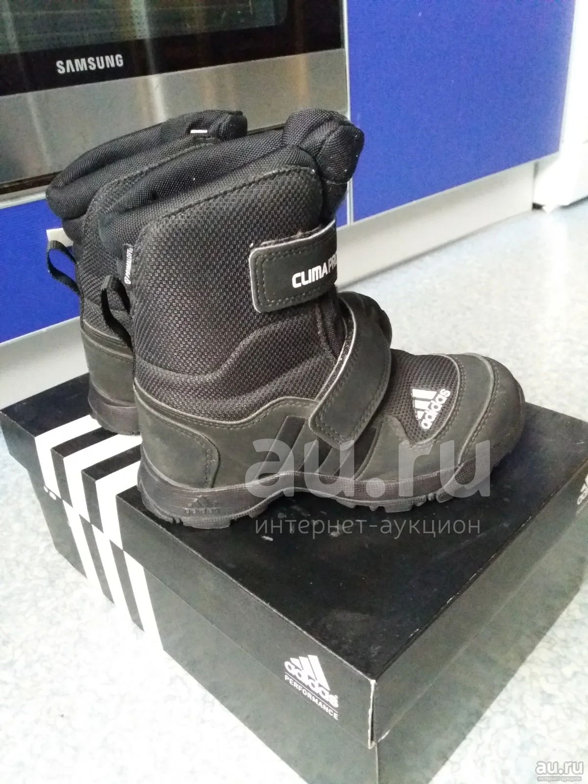 Зимние детские сапоги adidas — купить в Красноярске. Состояние: Хорошее.Сапоги на интернет-аукционе Au.ru