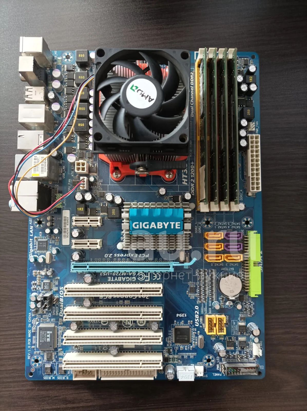 Комплект Материнская плата GA-M720-US3 Процессор AMD Athlon II X3 425 ...