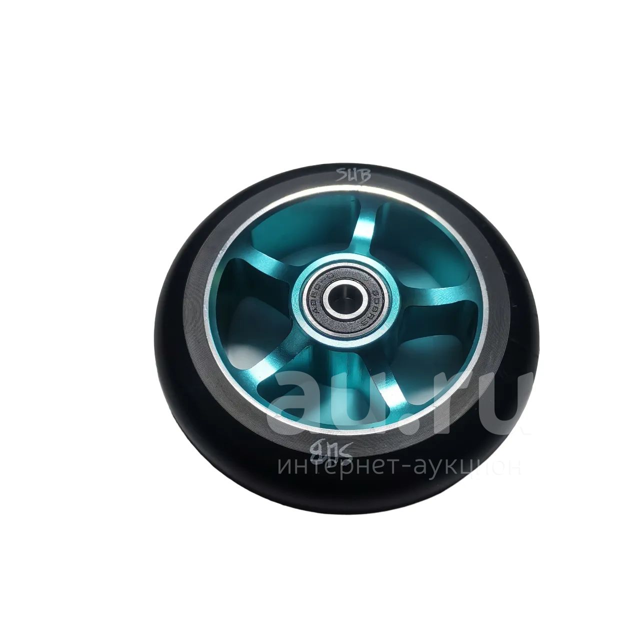 Колесо для самоката Sub d100мм Alu blue (с подшипниками Abec 9 ...