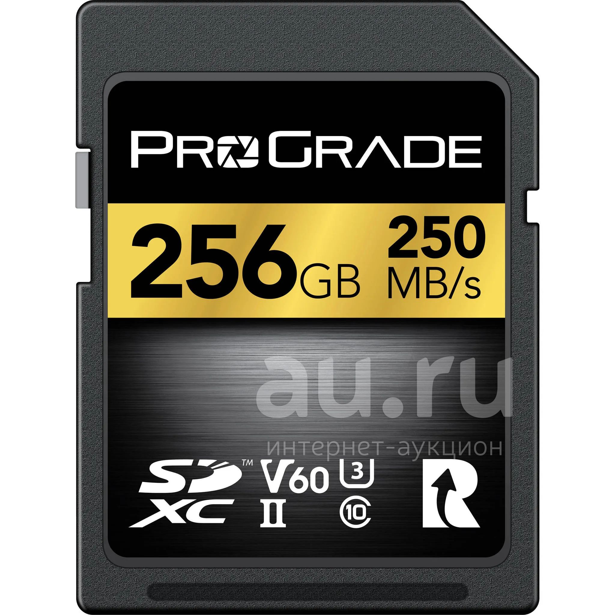 Карта памяти ProGrade Digital 256GB UHS-II SDXC 250/ 130 MB/s V60 ...