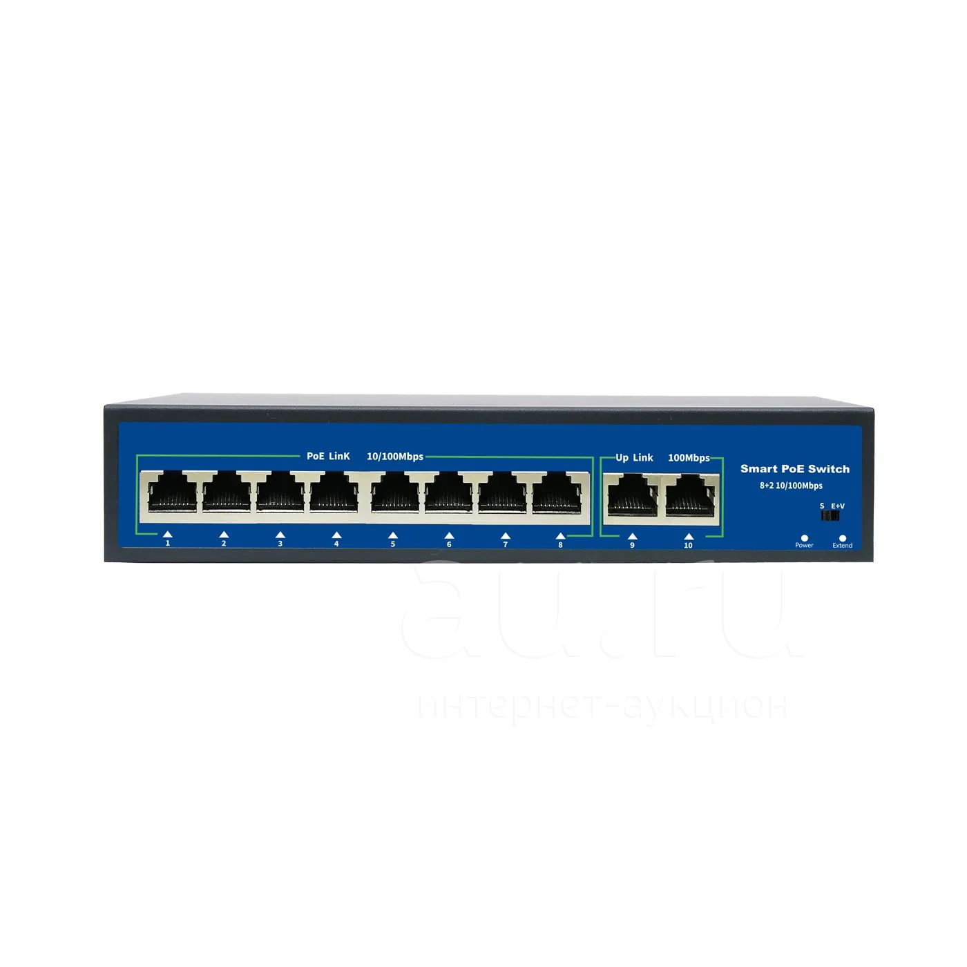 tscam.poe 48v Gigabit PoE switch коммутатор с 8х активными POE портами ...