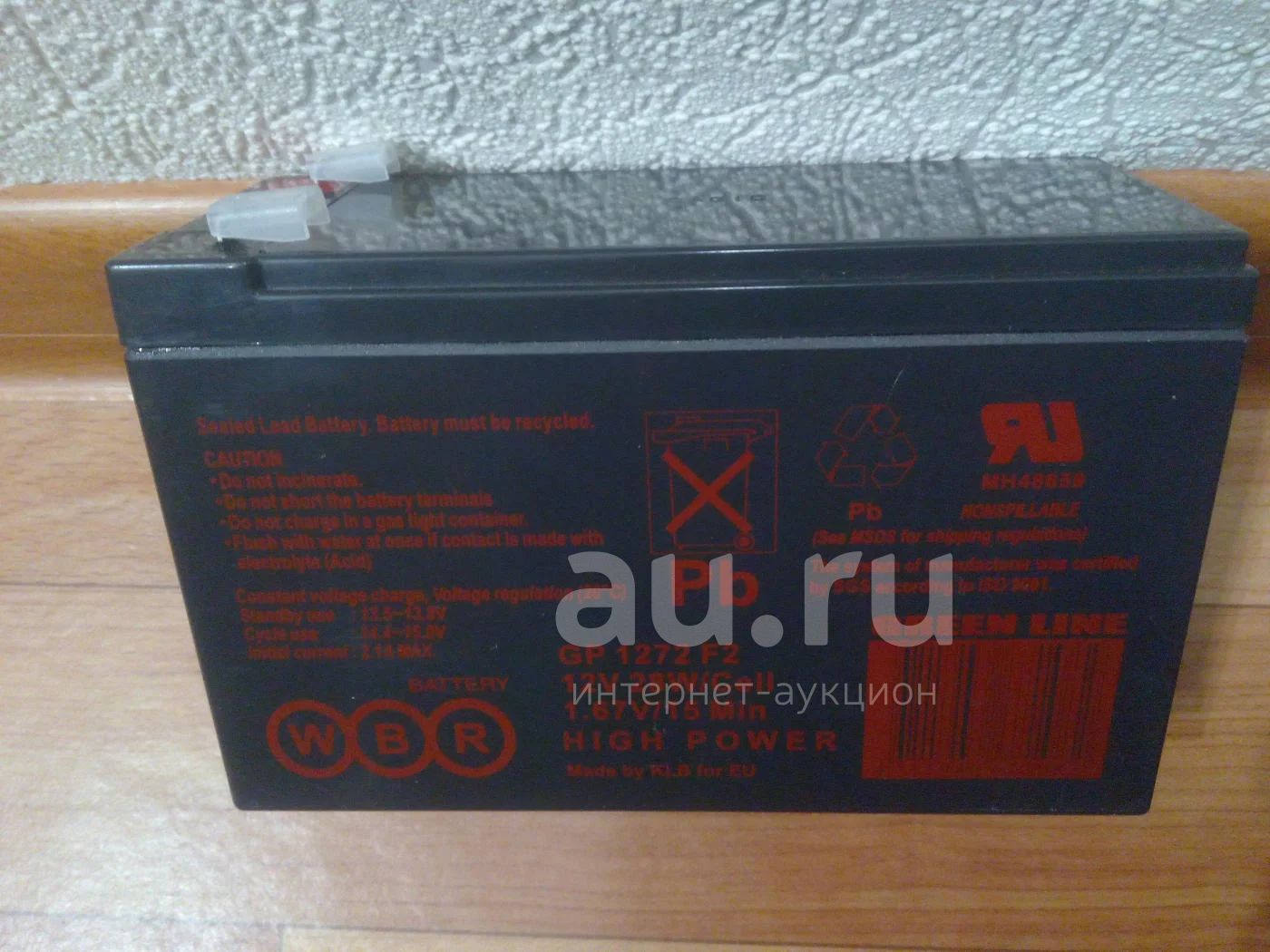 Продам новый AGM аккумулятор WBR GP1272 F2; 12V 28W/Cell 1,67V/15Min; 12В;  7,2 Ач для ИБП, сигнализаций, дет. электромобилей и др. Дёшево! Гарантия  работоспособности! Обмен на неисправные! — купить в Красноярске. Состояние:  Новое.