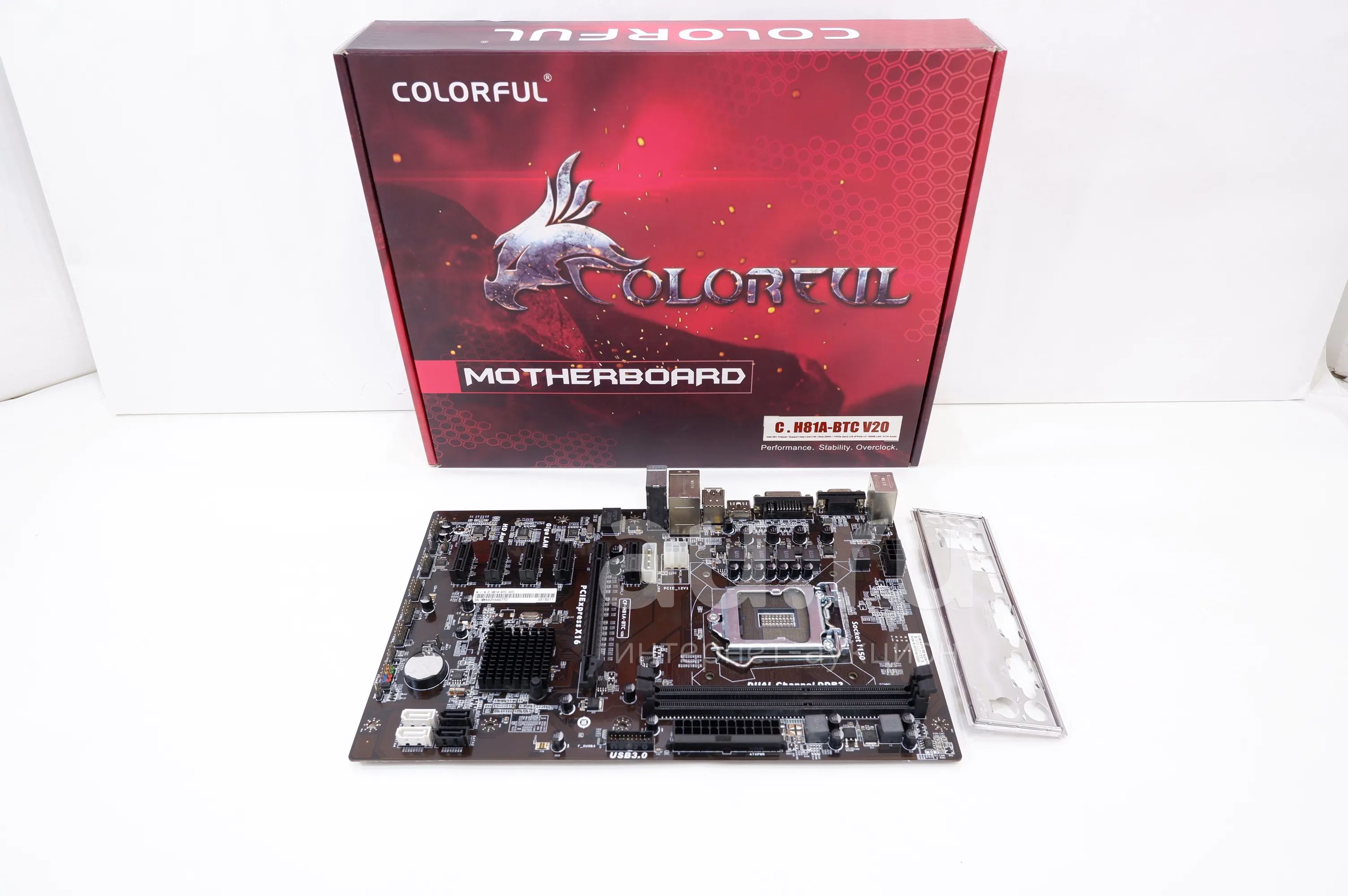 Материнская плата LGA1150 Colorful C.H81A-BTC V20 Гарантия ! Трейд - Ин ...