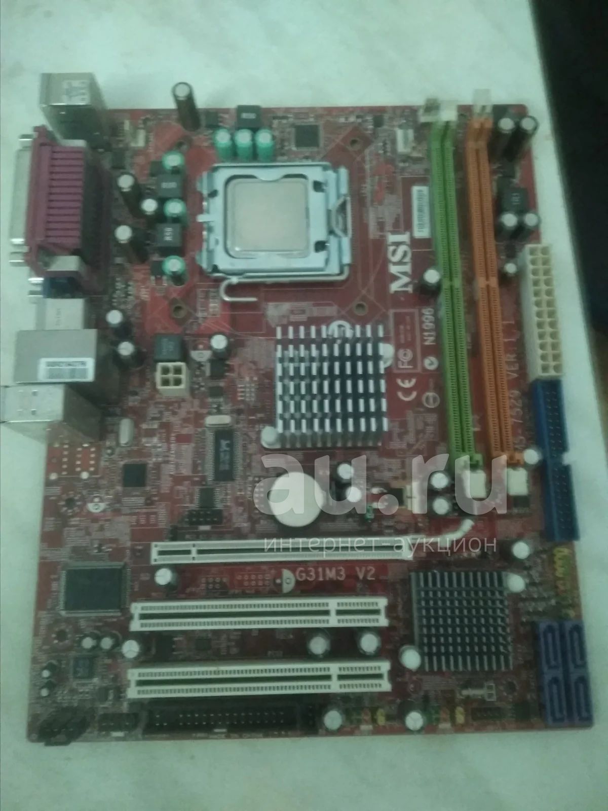 Материнская плата MSI G31M3 V2 — купить в Красноярске. Состояние: Б/у ...
