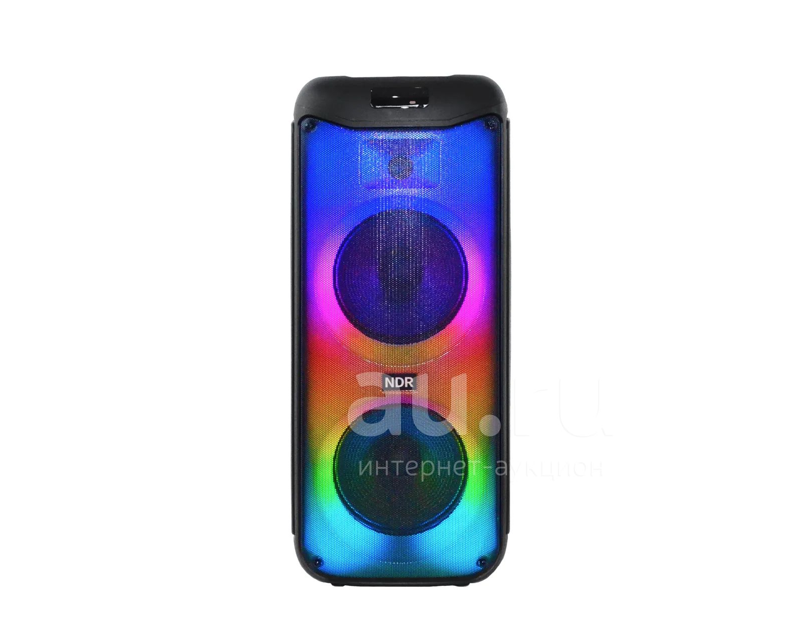 Портативная напольная акустика NDR -1008 (FM,microSD,USB,Пульт,LED ...