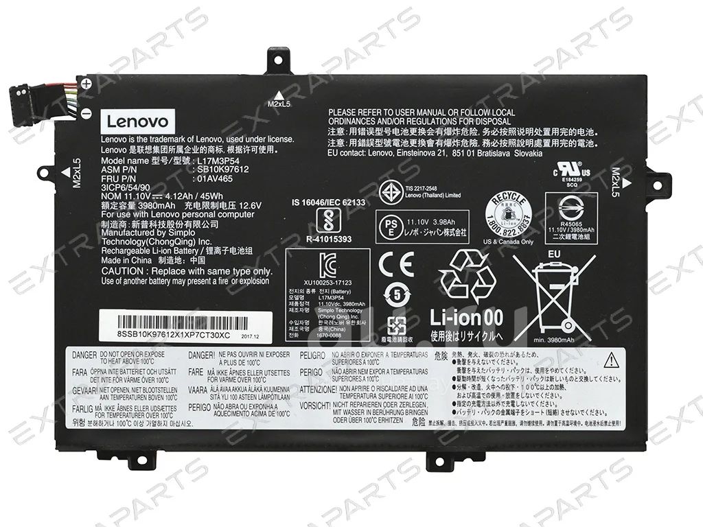 Аккумулятор Lenovo ThinkPad L15 (оригинал) OV — купить в Красноярске.  Состояние: Новое. Аккумуляторы на интернет-аукционе Au.ru