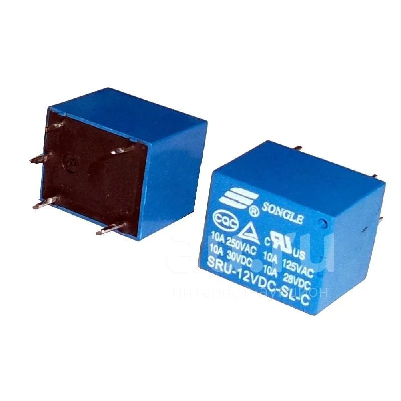 Электромагнитное реле SRU-12VDC-SL-C , 10A,250VAC — купить в ...