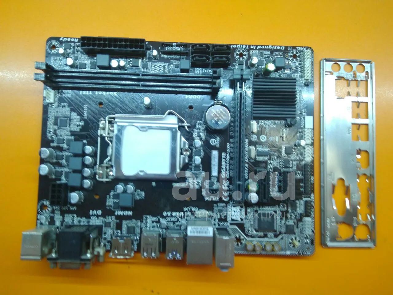Б\У материнская плата для компьютера GigaByte GA-H110M-S2H, Micro ATX ...