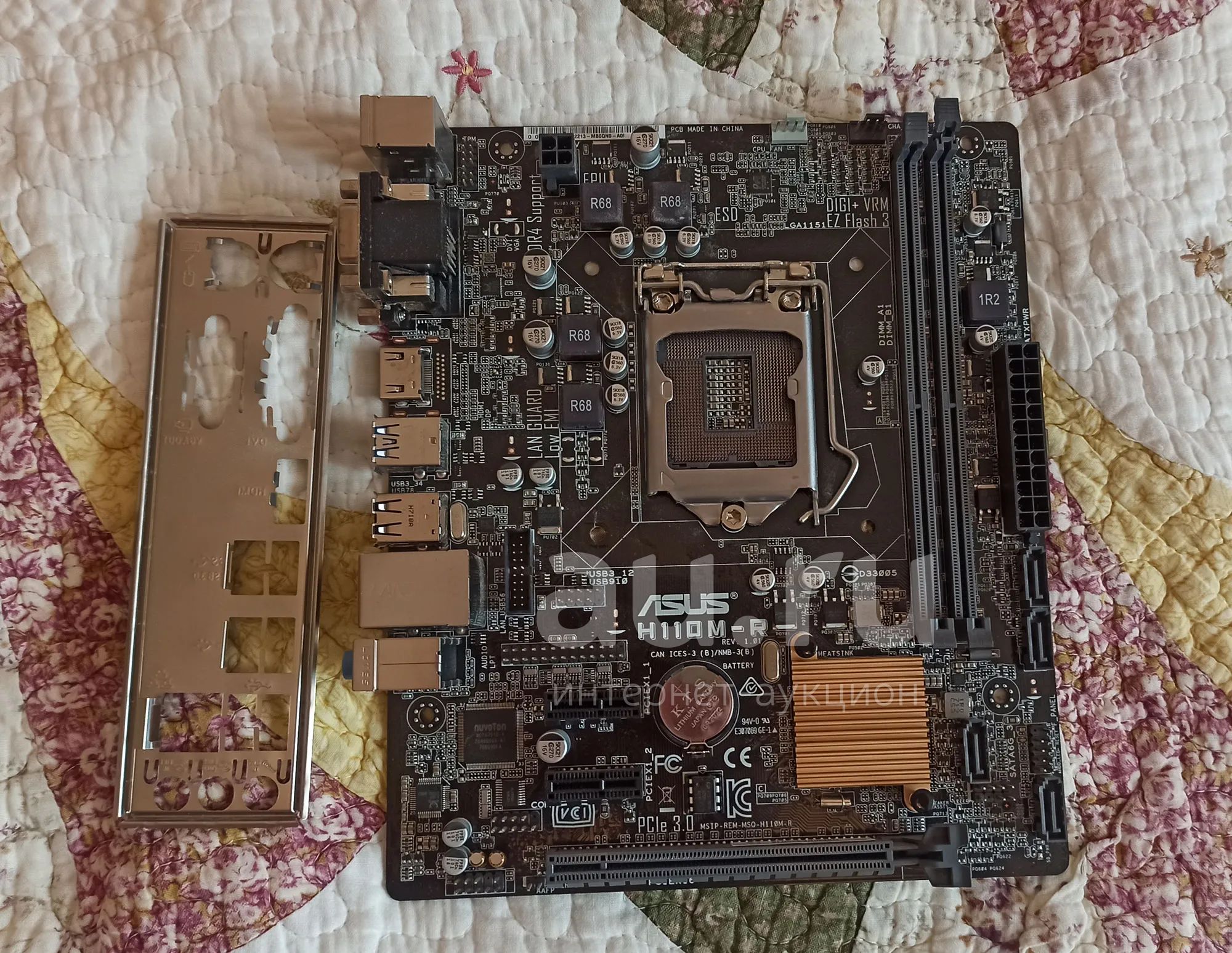 Материнская плата ASUS H110M-R — купить в Красноярске. Состояние: Б/у ...