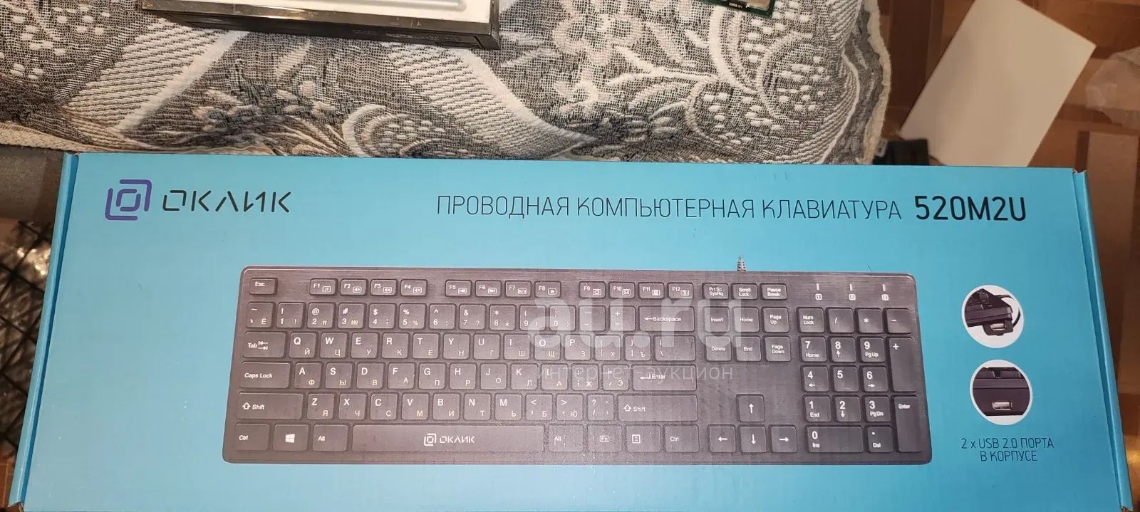 Клавиатура Oklick 520M2U, USB — купить в Красноярске. Состояние: Новое ...