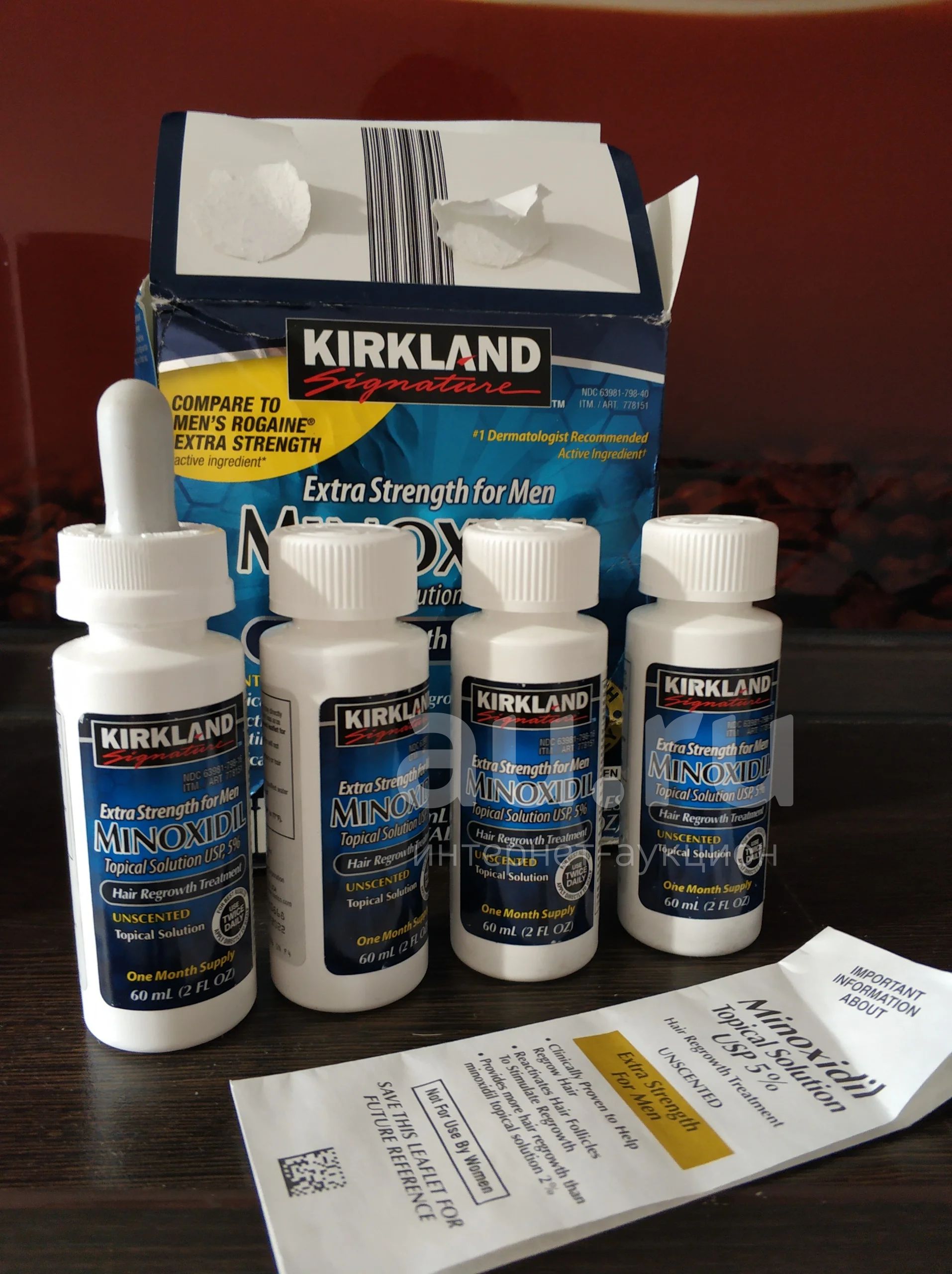Kirkland Minoxidil 5% — купить в Красноярске. Состояние: Новое. Уход за ...