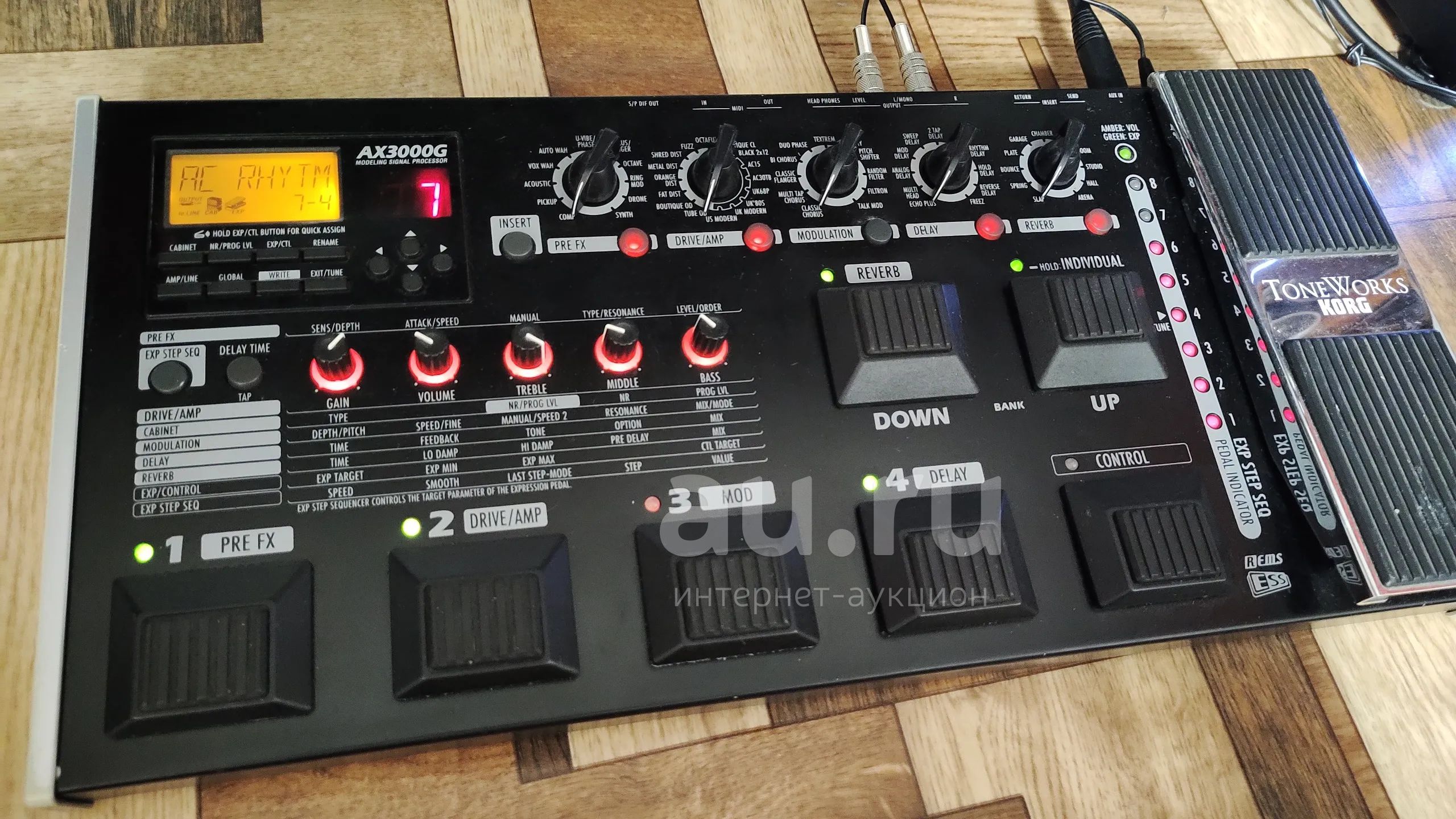 Гитарный процессор Korg AX3000G — купить в Красноярске. Состояние: Б/у ...