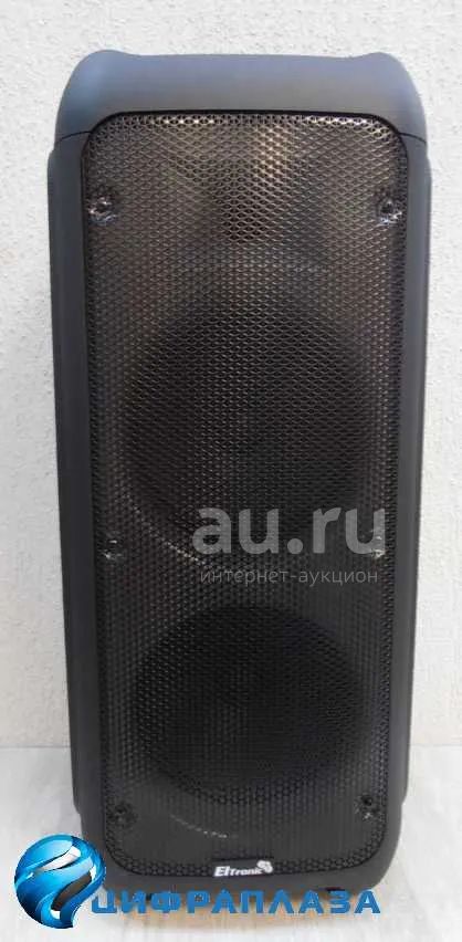 Портативная колонка ELTRONIC 08" 20-55 (Bl/USB/TF/FM/AUX/микр/ПДУ ...